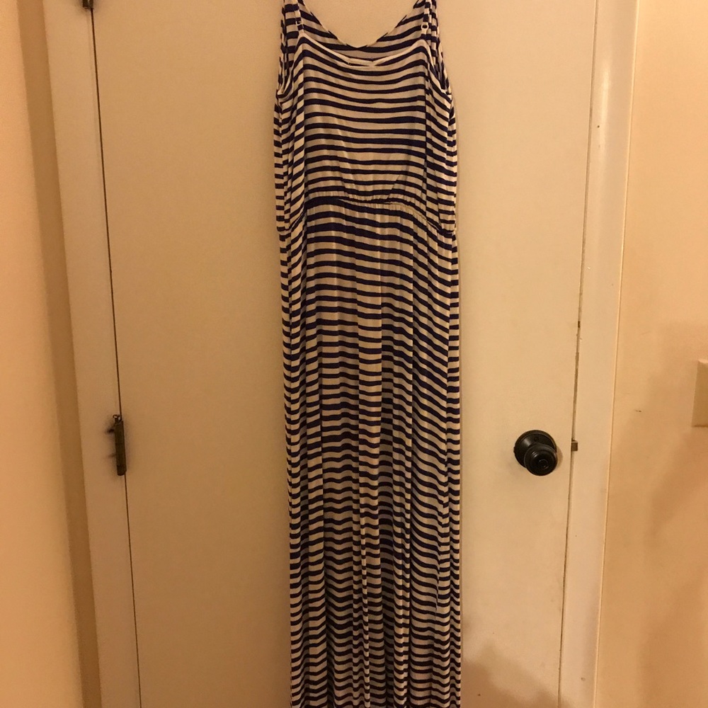 GAP Striped Maxi Dress, Size Small