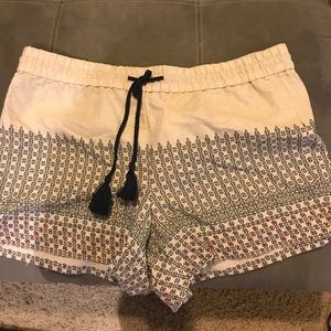 Loft linen beaded shorts Loft linen beaded shorts