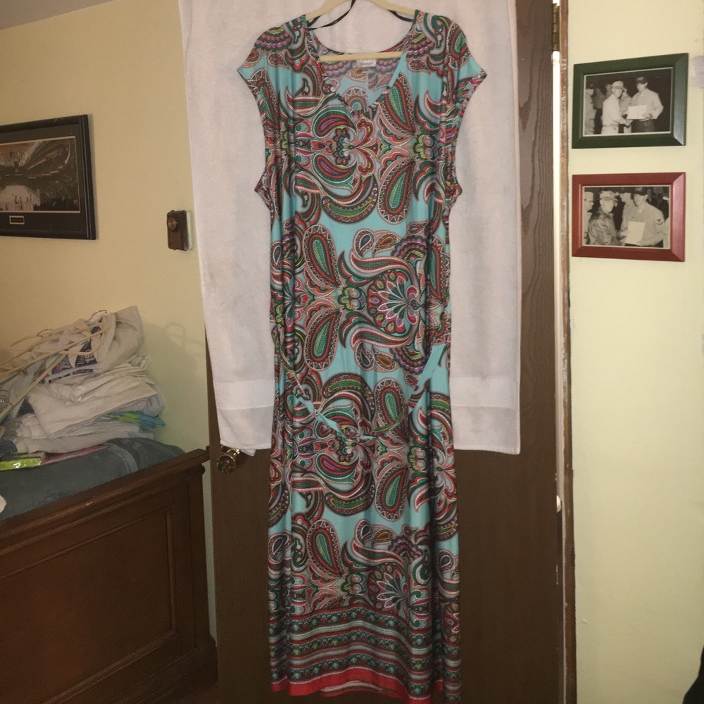 Avenue 30/32 Belted Maxi Dress