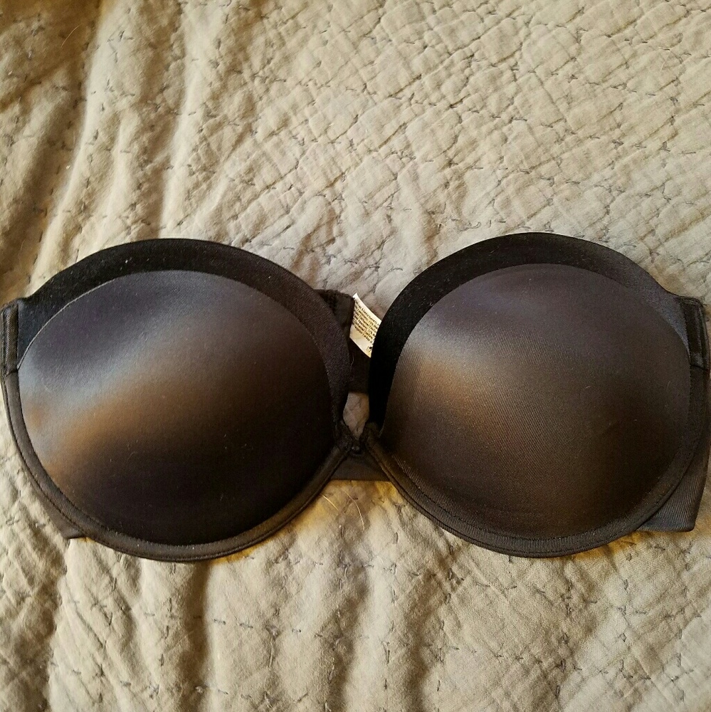 Black Strapless Maidenform Bra