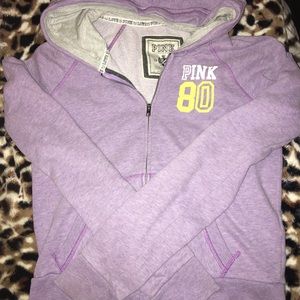 PINK zip up hoody.