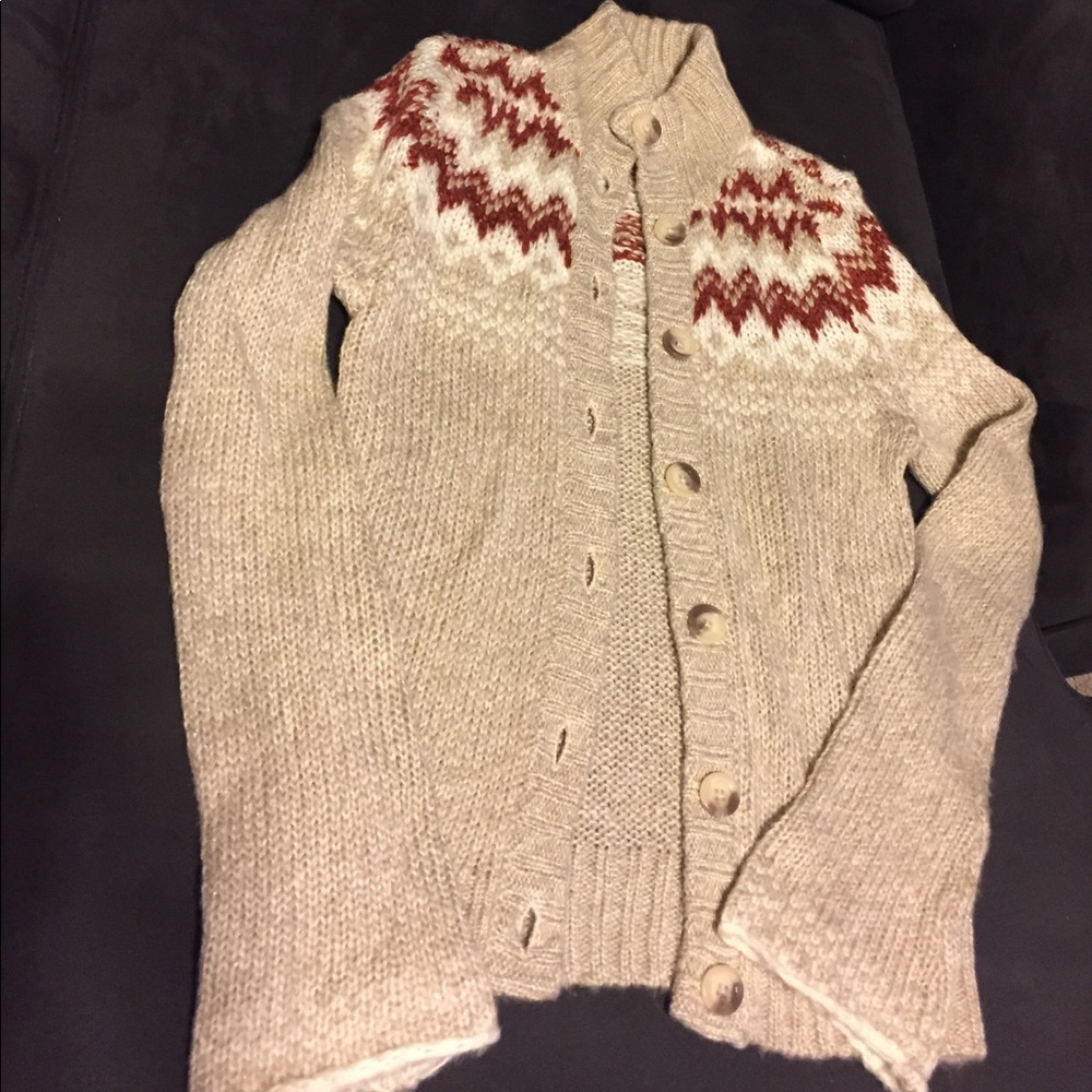 Decree Button down sweater size s/ch