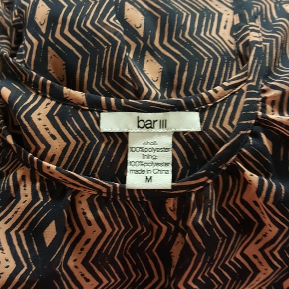 Bar lll Pattern Dress with Cinch Waist - Picture 4 of 4