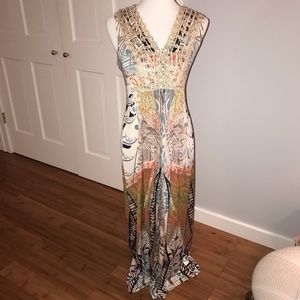 Multicolored maxi dress