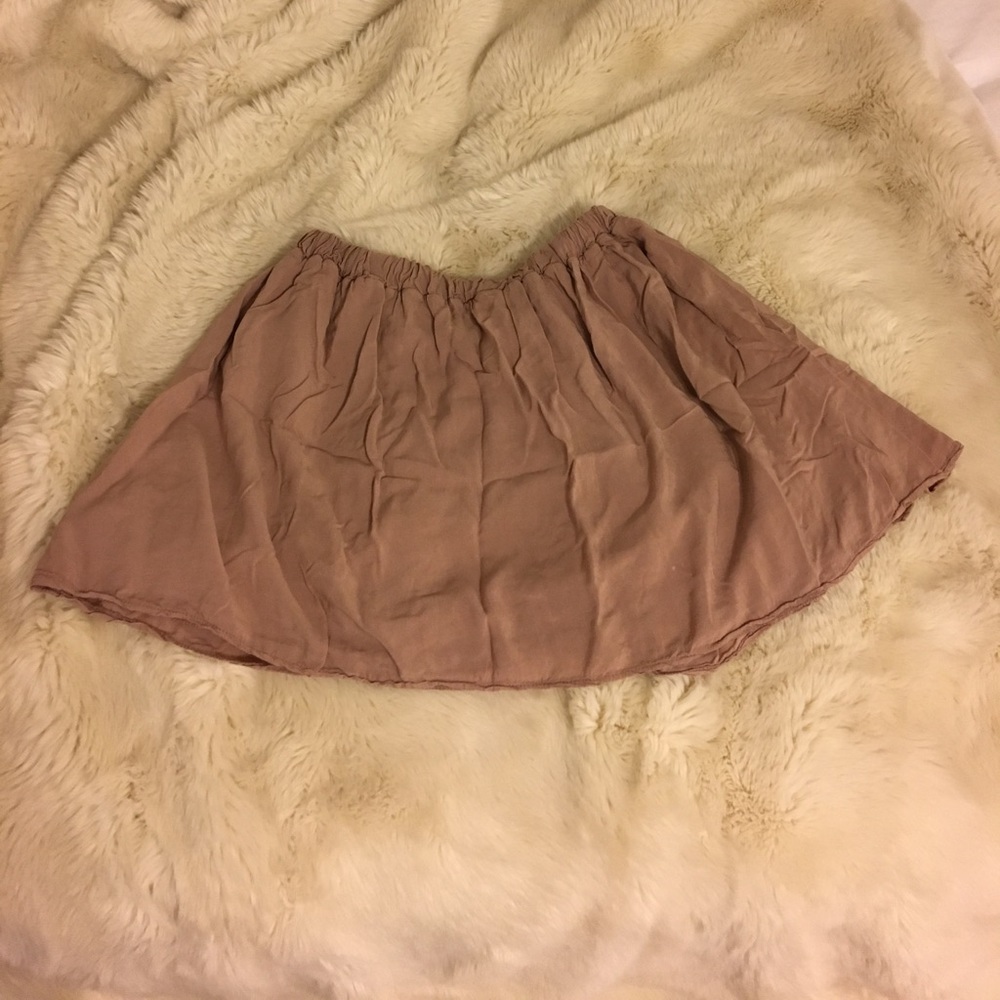 Dusty Rose Brandy Melville High Waisted Skirt