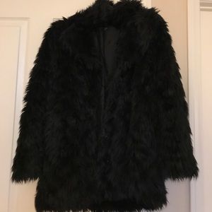 Faux fur coat Faux fur coat