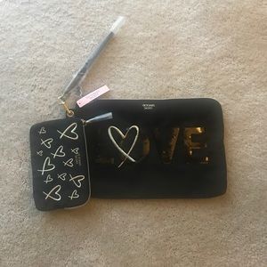 Victoria's Secret jumbo and mini make up bag