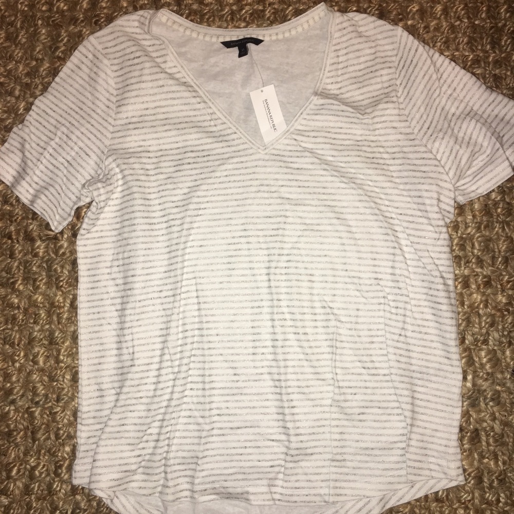 BANANA REPUBLIC cotton striped shirt