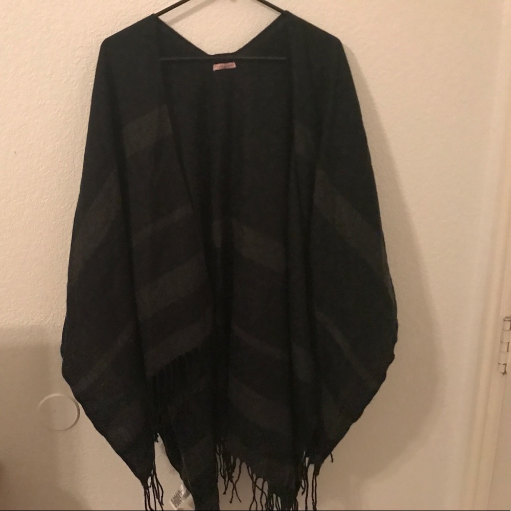 Scarf like cardigan