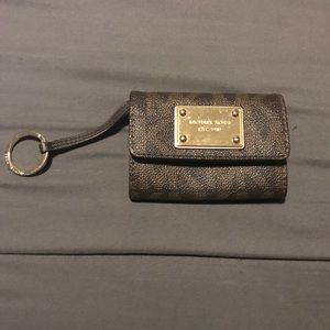 Michael Kors small keychain wallet