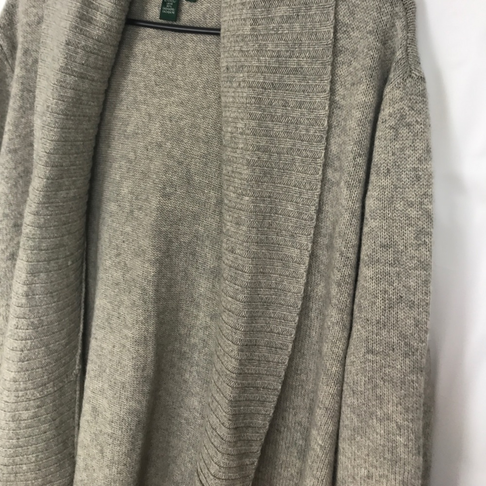 SOLD Lauren Ralph Lauren Cashmere Wool Duster XL - Picture 2 of 6