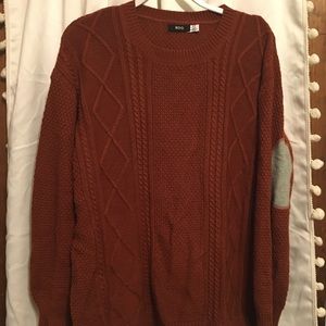 URBAN OUTFITTERS CHESTNUT ORANGE SWEATER URBAN OUTFITTERS CHESTNUT ORANGE SWEATER