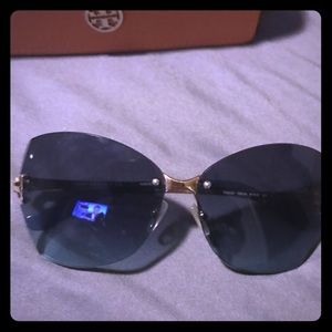 Tory Burch sunglasses.