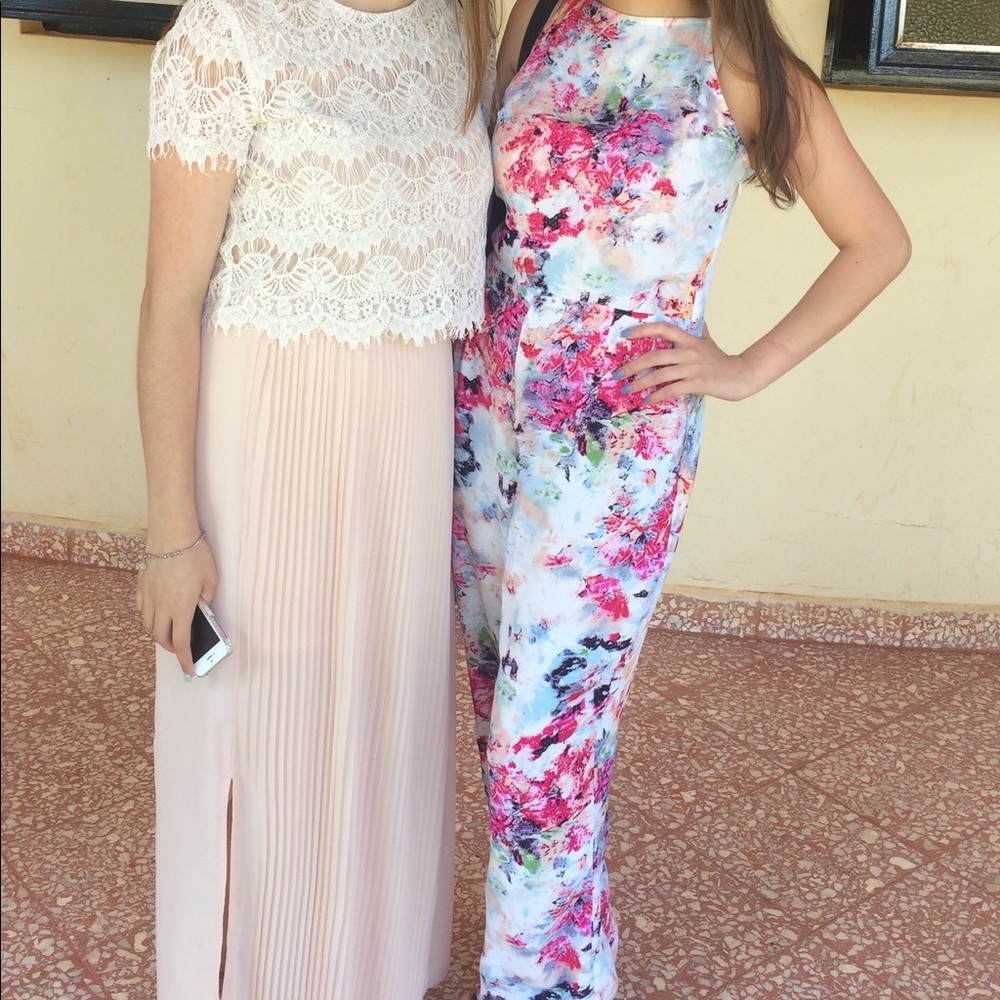 Colorful jumpsuit! Only worn once!