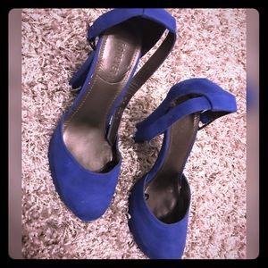 Blue Suede Pumps Blue Suede Pumps