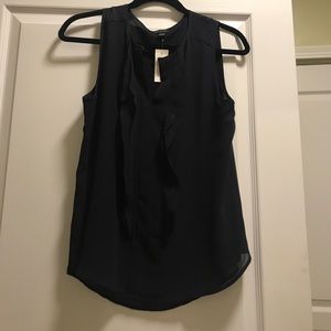 NEW ANN TAYLOR RUFFLED BLOUSE