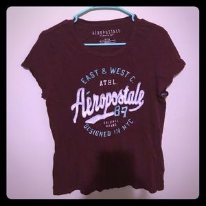 Maroon Aeropostale t shirt!