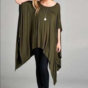 Poncho swing top