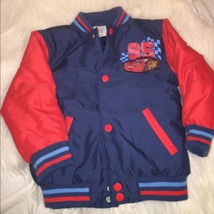 Disneys cars varsity jacket