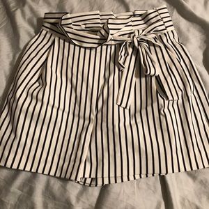 Zara Striped Shorts Zara Striped Shorts