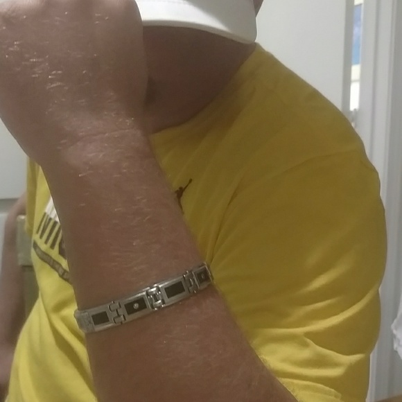 Accessories - Men's onyx and diamond bracelet Accessories - Men's onyx and diamond bracelet