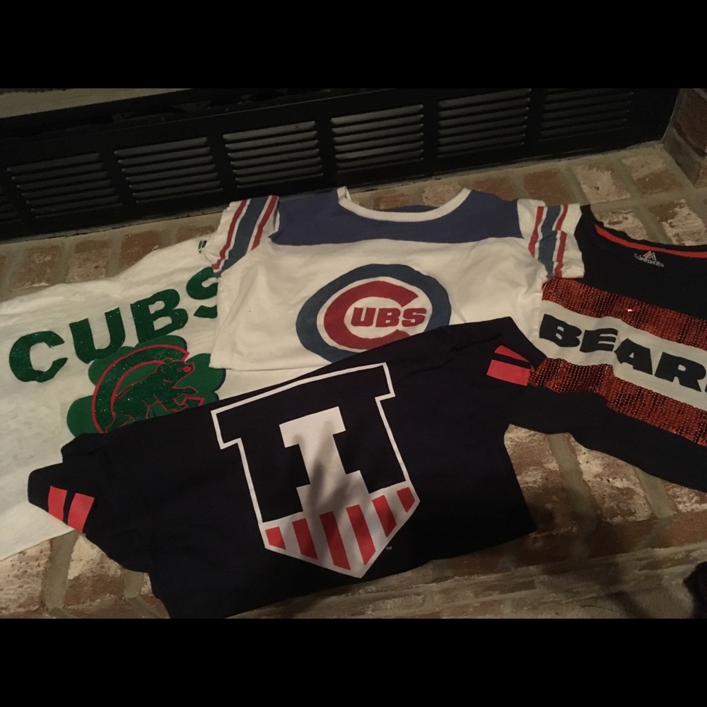 Set of Sports Tees Various Sizes (See Description)