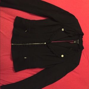 Fitted rayon/nylon/spandex blazer by WHBM