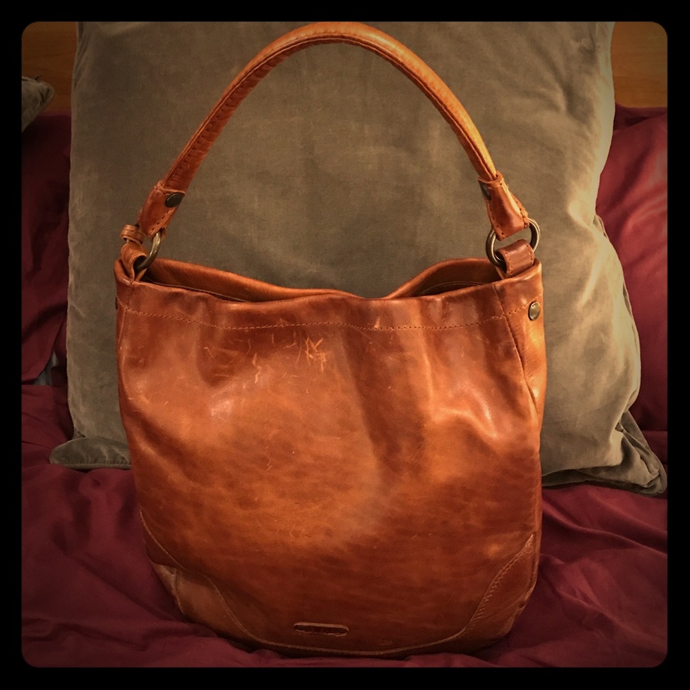Brown Leather Frye handbag