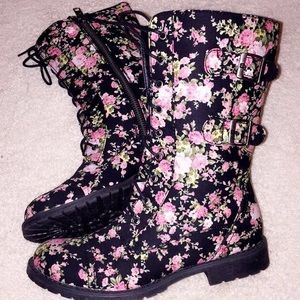 Floral Boots