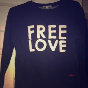 PEACE LOVE WORLD sweatshirt