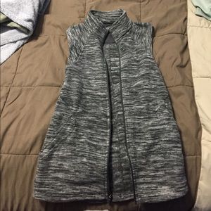 Gray fleece vest Gray fleece vest