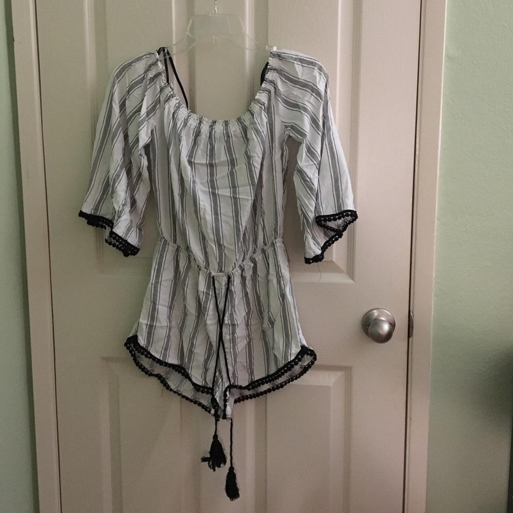 Off-Shoulder Romper