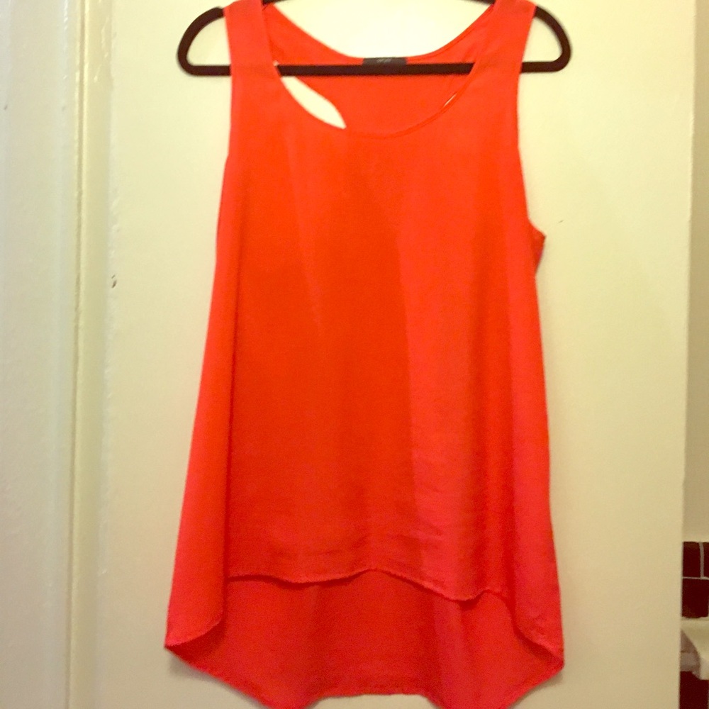 Burnt Orange Racer Back Tank