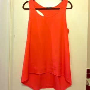 Burnt Orange Racer Back Tank