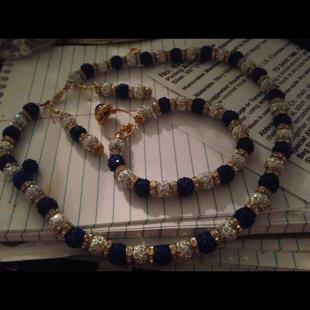 Customized,Handmade 4pc Jewelry set