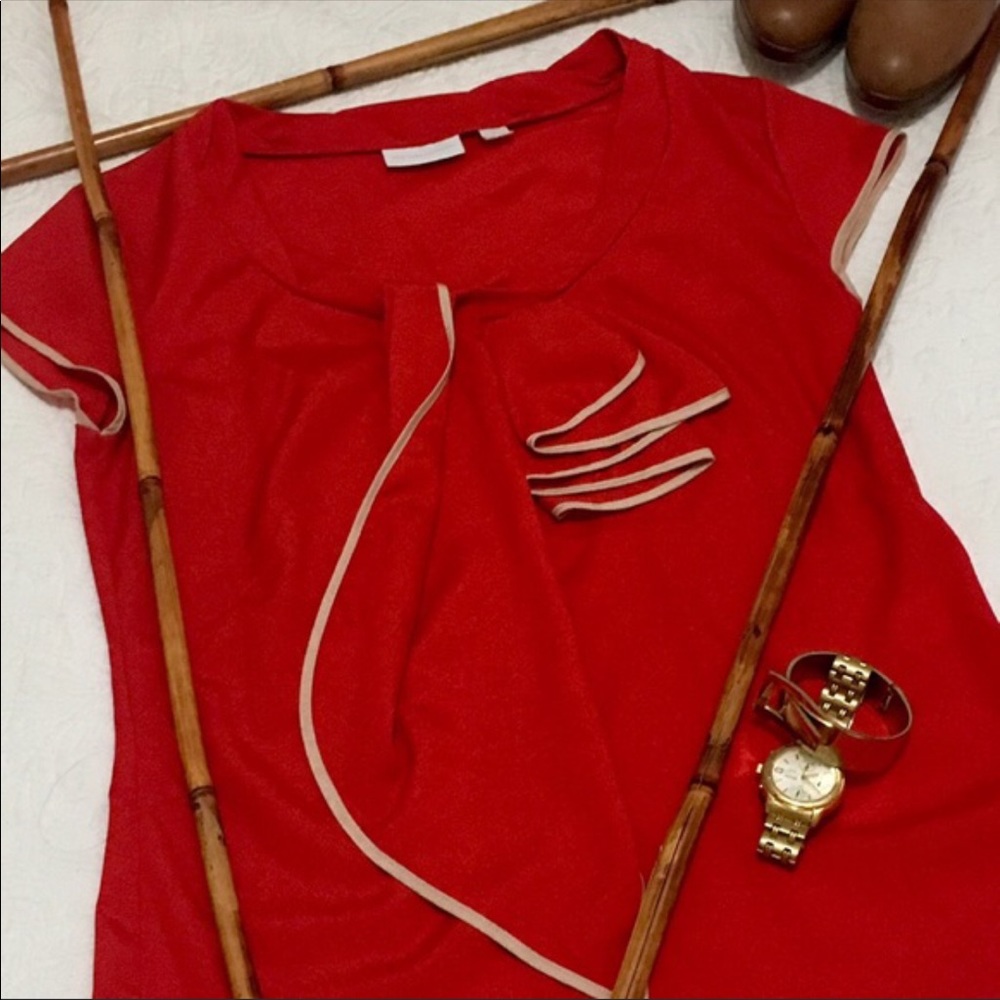 New York and Co Ruffle Blouse