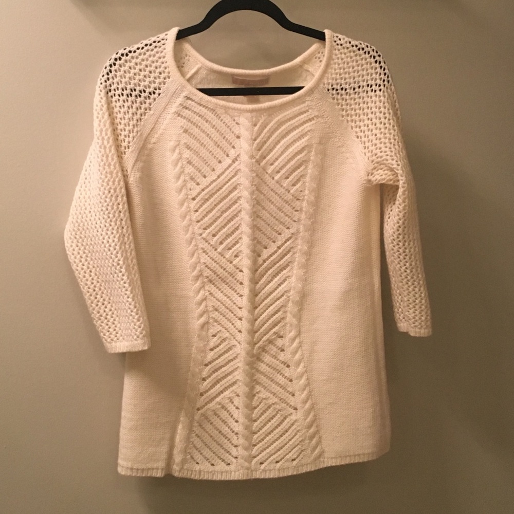 Michael Kors Cream Sweater Tunic