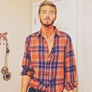 St. John's bay orange flannel