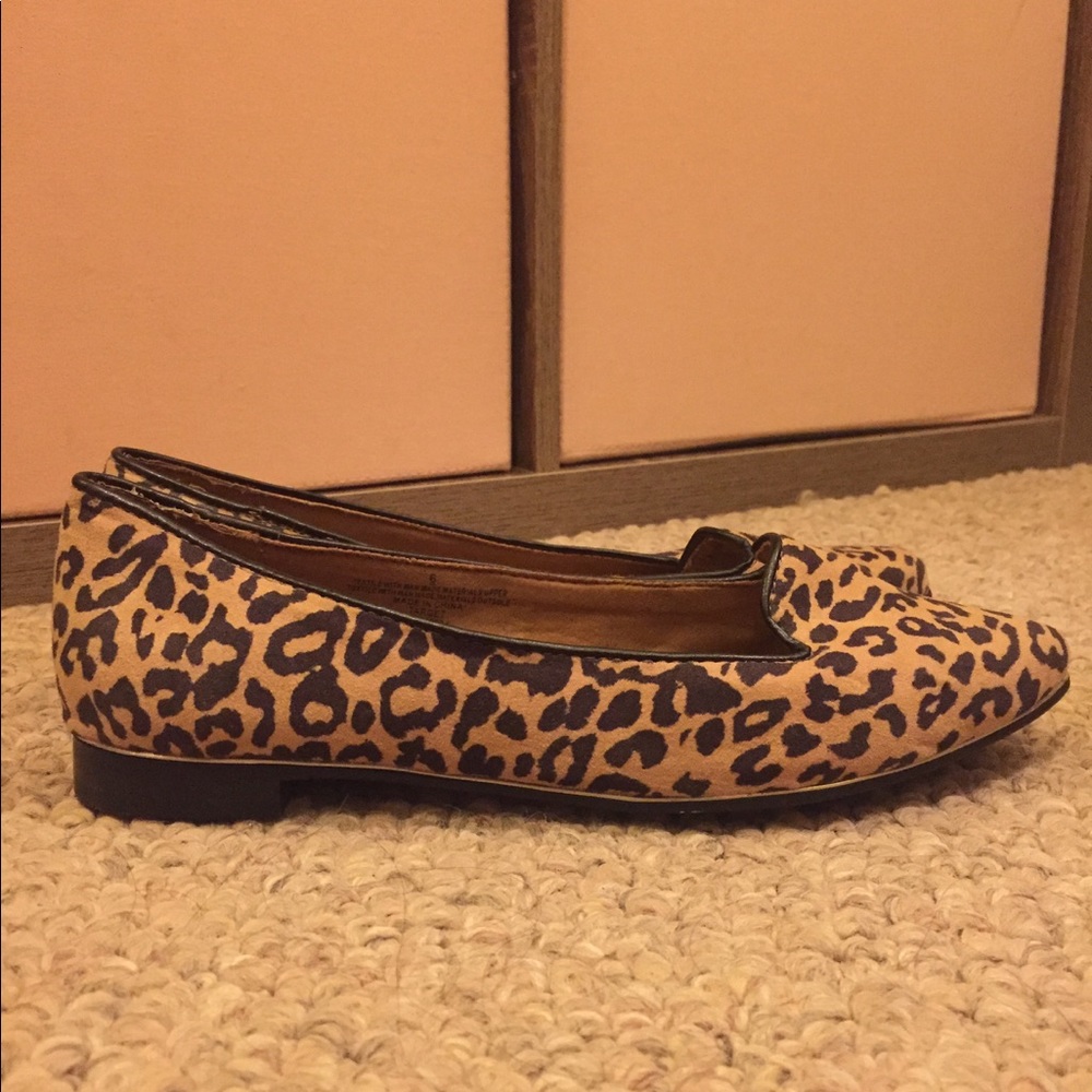 Leopard Print Flats