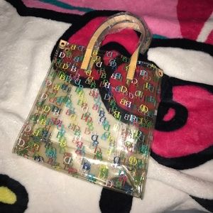 Dooney and Bourke small lunch bag clear vinyl Dooney and Bourke small lunch bag clear vinyl