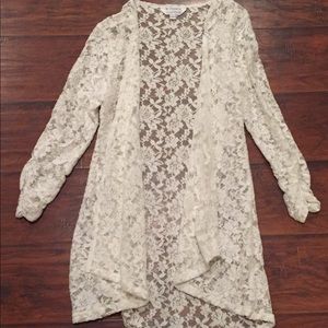 Lace Cardigan Sweater