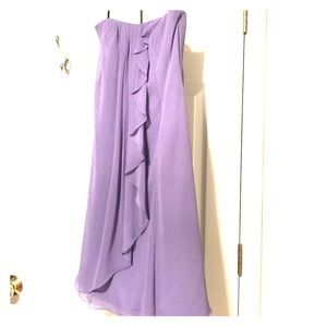 Strapless cocktail dress