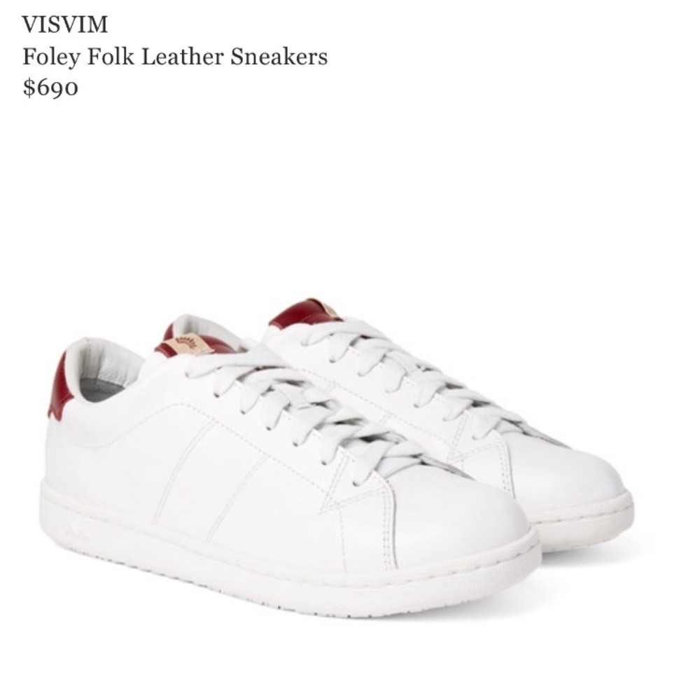 Visvim leather sneakers