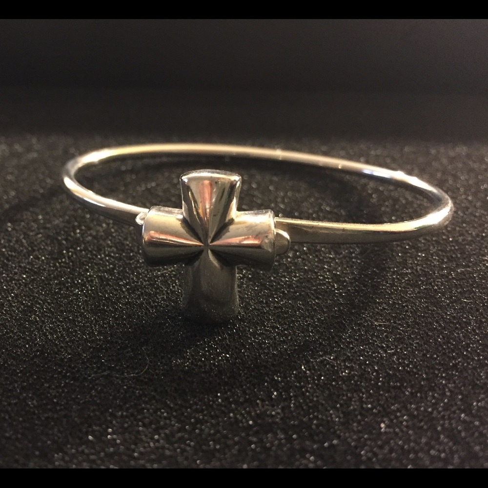 James Avery Cross hinge bangle