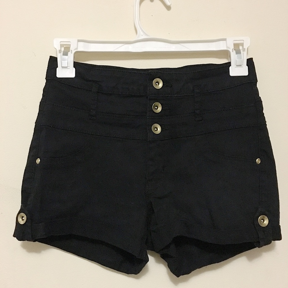 Sexy Tight High Waisted Black Shorts