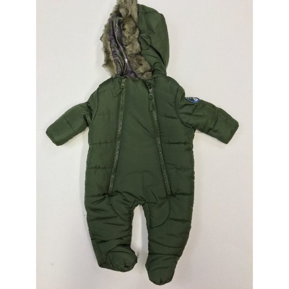 NWOT Baby Snow Suit One Piece Sz 6-9 Months Green