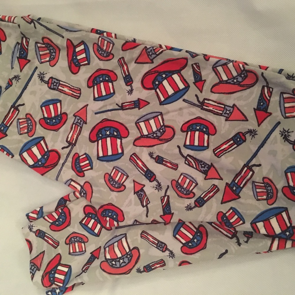 LulaRoe Americana OS Leggings