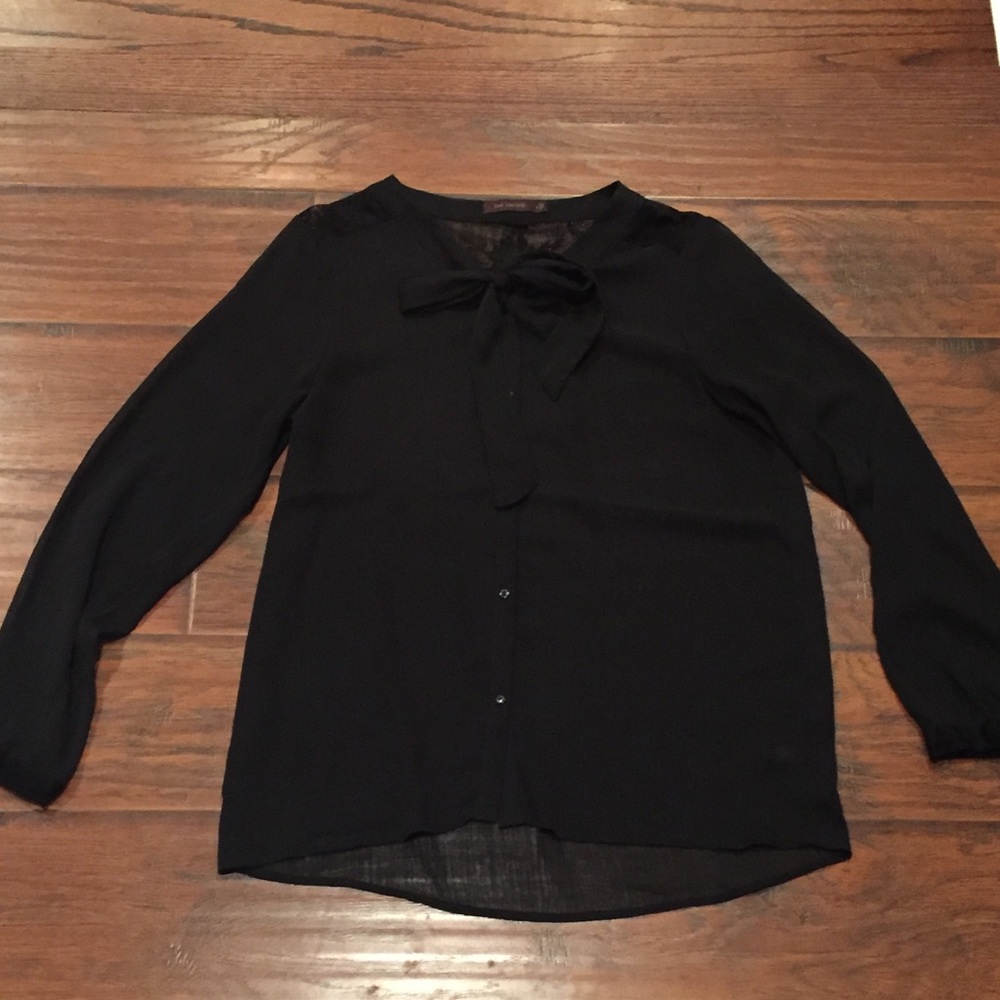 The Limited Tie-Front Blouse