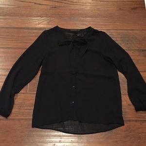 The Limited Tie-Front Blouse