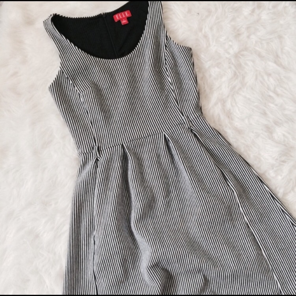 ELLE striped Dress with pockets